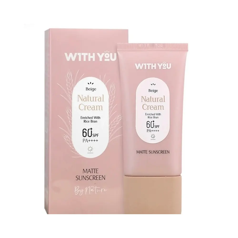 ویت یو -ضد آفتاب کرمی رنگی بژطبیعیSPF 60-حجم 50میل