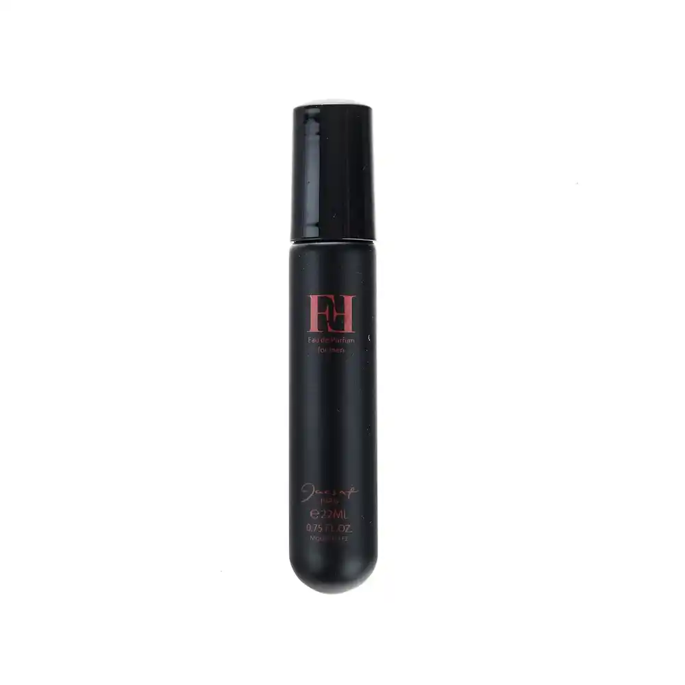عطر جیبی مردانه ژک ساف مدل FF با حجم 22 میلی‌لیتر، رایحه مرکبات و چوب، نت آغازین ترنج، نت میانی زعفران، نت پایانی عنبر، ماندگاری متوسط، مناسب استفاده روز و شب