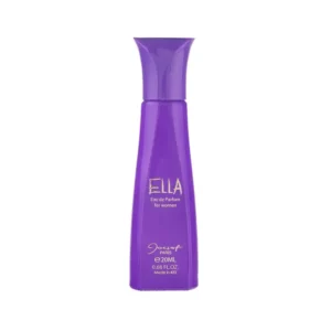 عطر جیبی زنانه ژک ساف مدل Ella با رایحه گرم و تند گل یاسمین، چوب و عنبر حجم 20 میلی‌لیتر