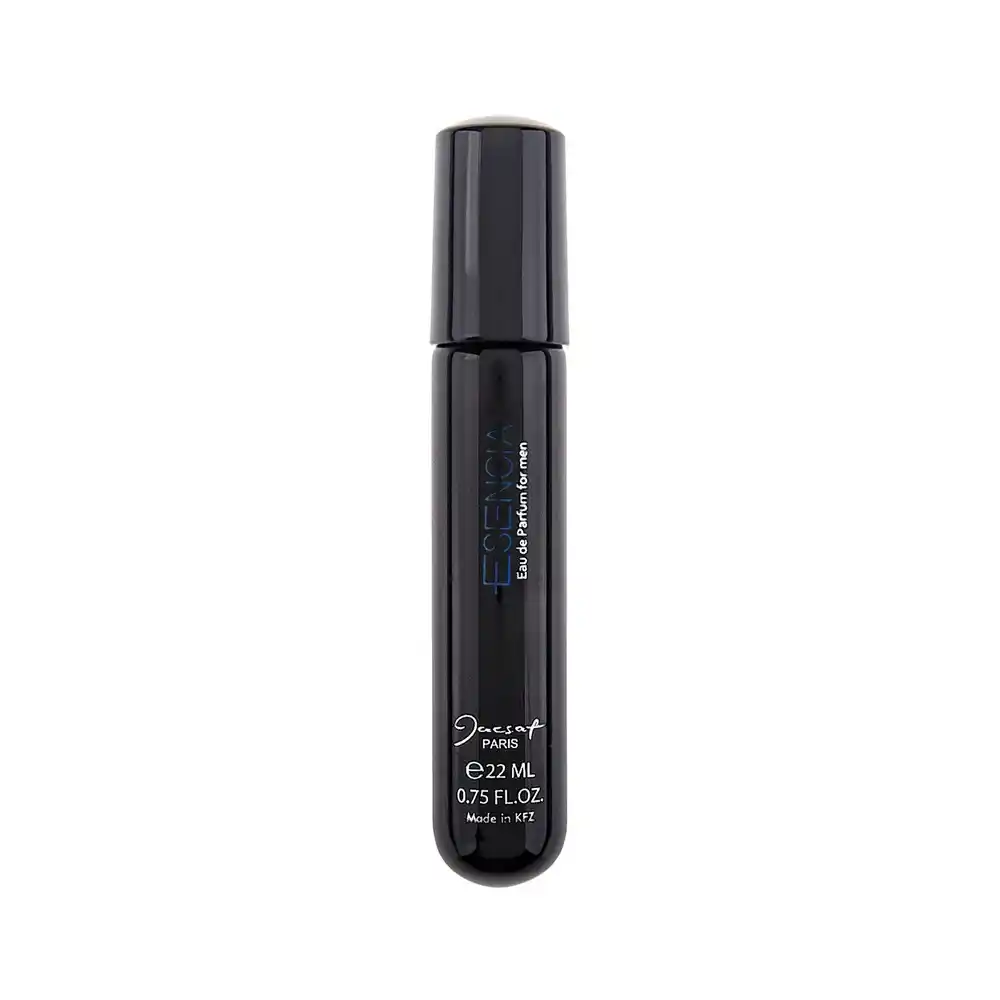 عطر جیبی مردانه ژک ساف مدل SAVAGE-ESENCIA حجم 22 میلی‌لیتر با رایحه تند، گرم و چوبی مناسب فصل زمستان