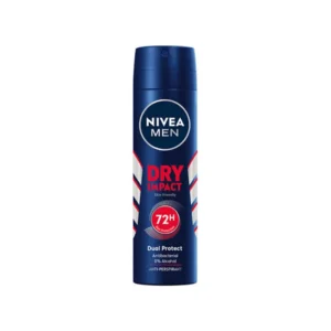 اسپری بدن مردانه نیوآ مدل DRY IMPACT حجم 150 میلی لیتر