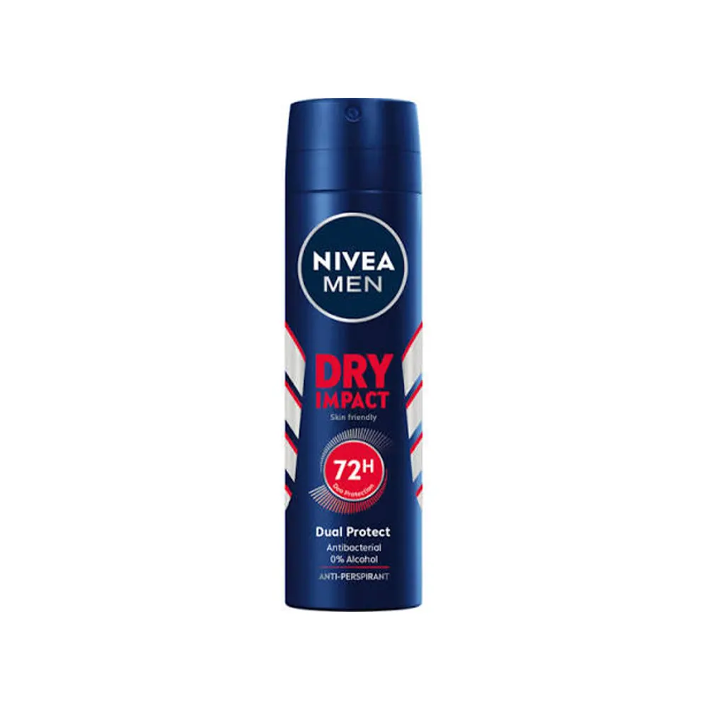 اسپری بدن مردانه نیوآ مدل DRY IMPACT حجم 150 میلی لیتر