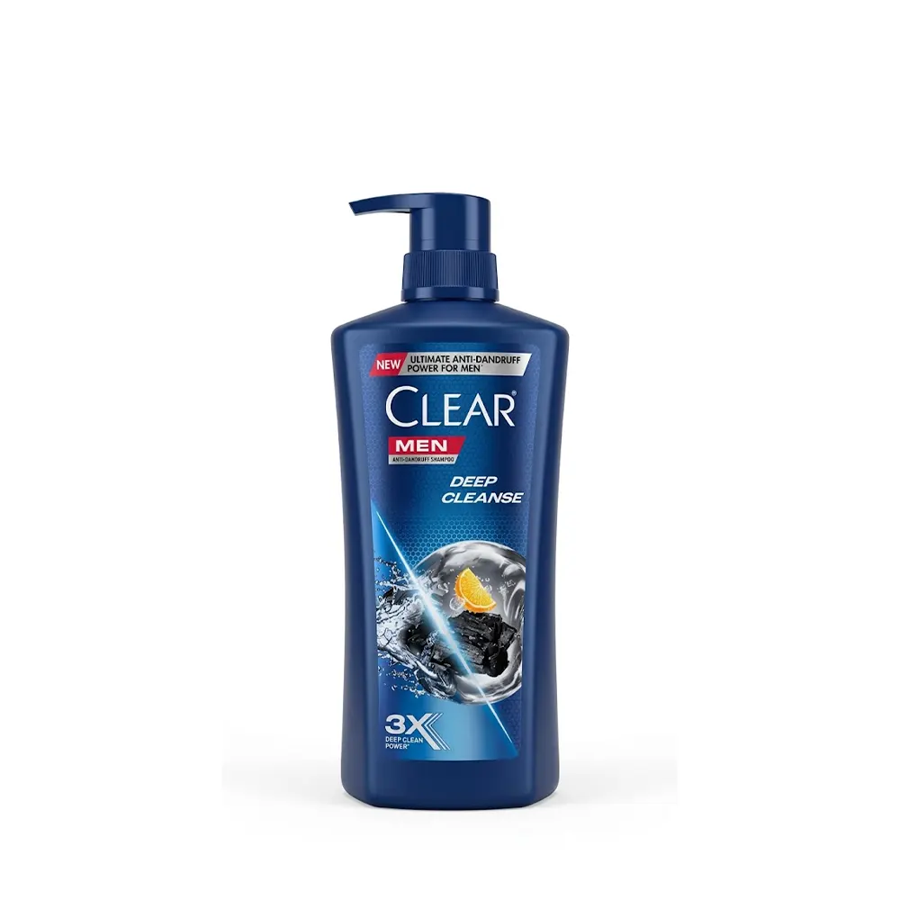 شامپو ضد شوره پمپی مردانه مدل DEEP CLEANSE کلیر 650 میلی